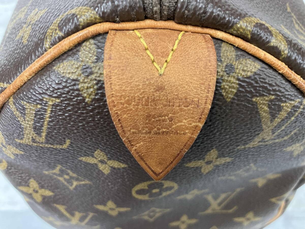 Louis Vuitton Speedy 30 Monogram Canvas Vintage Boston Bag – Made in France
