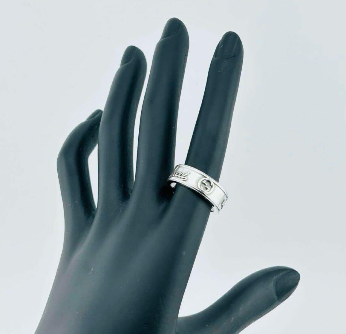 Gucci Made in Italy Sterling Silver Ring – Size 18