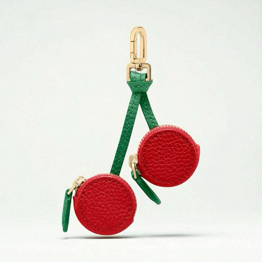 Cherry Coin Purse Bag Charm