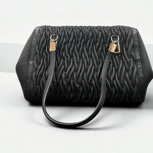 Coach 2012 Madison Gathered Leather Satchel Handbag