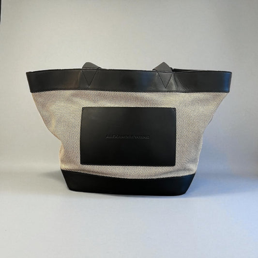 Alexander Wang Black & Canvas Tote Bag