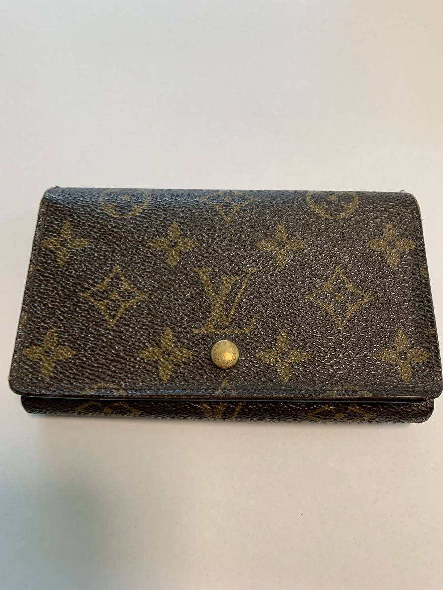 Louis Vuitton Monogram Porte Monnaie Bi-Fold Wallet M61730 (Made in France)