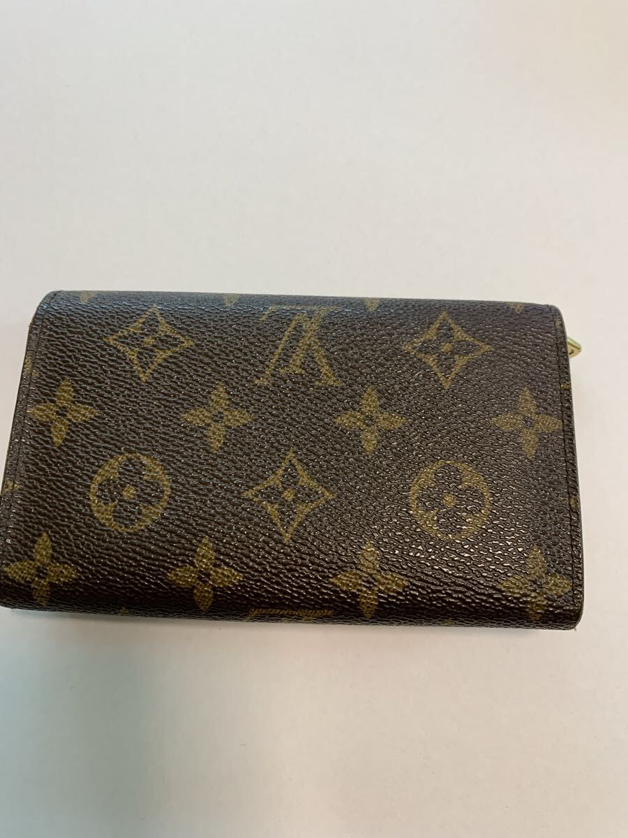 Louis Vuitton Monogram Porte Monnaie Bi-Fold Wallet M61730 (Made in France)