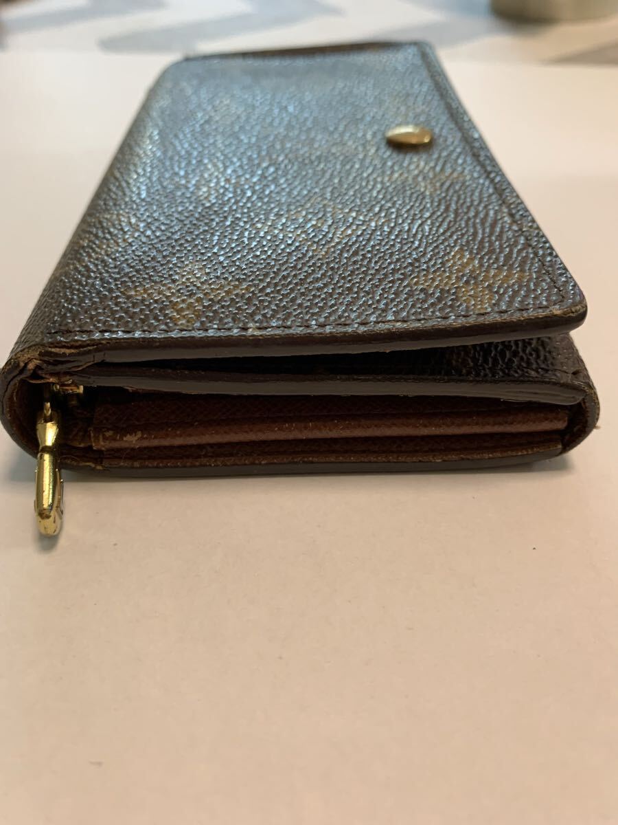 Louis Vuitton Monogram Porte Monnaie Bi-Fold Wallet M61730 (Made in France)