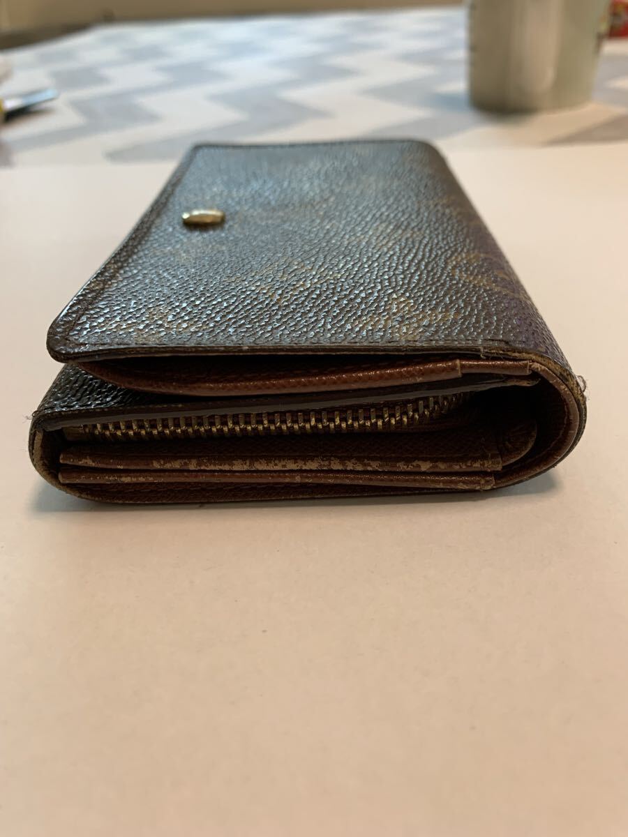 Louis Vuitton Monogram Porte Monnaie Bi-Fold Wallet M61730 (Made in France)