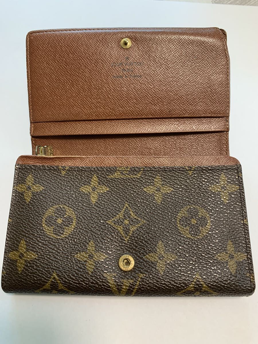 Louis Vuitton Monogram Porte Monnaie Bi-Fold Wallet M61730 (Made in France)