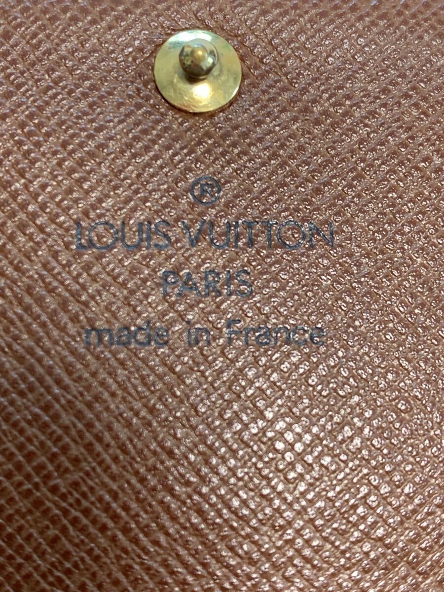 Louis Vuitton Monogram Porte Monnaie Bi-Fold Wallet M61730 (Made in France)